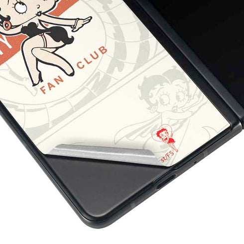 Betty Boop Member Fan Club Galaxy Z Fold4 5G Skin